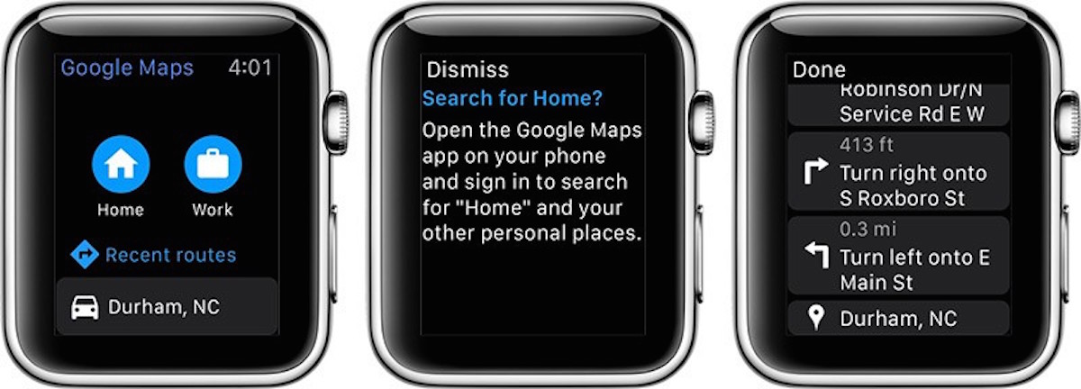 Google Maps hits Apple Watch