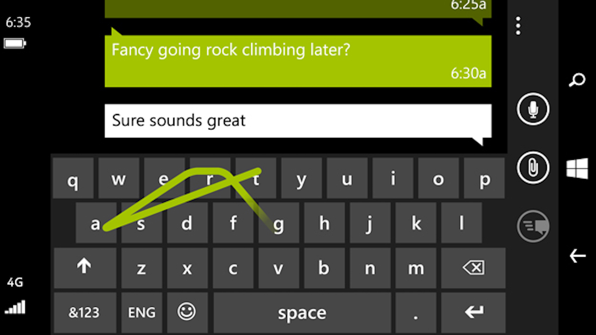 Windows Phone keyboard for iPhone