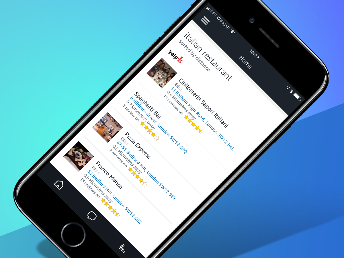 15 Amazon Echo tips: Find a restaurant