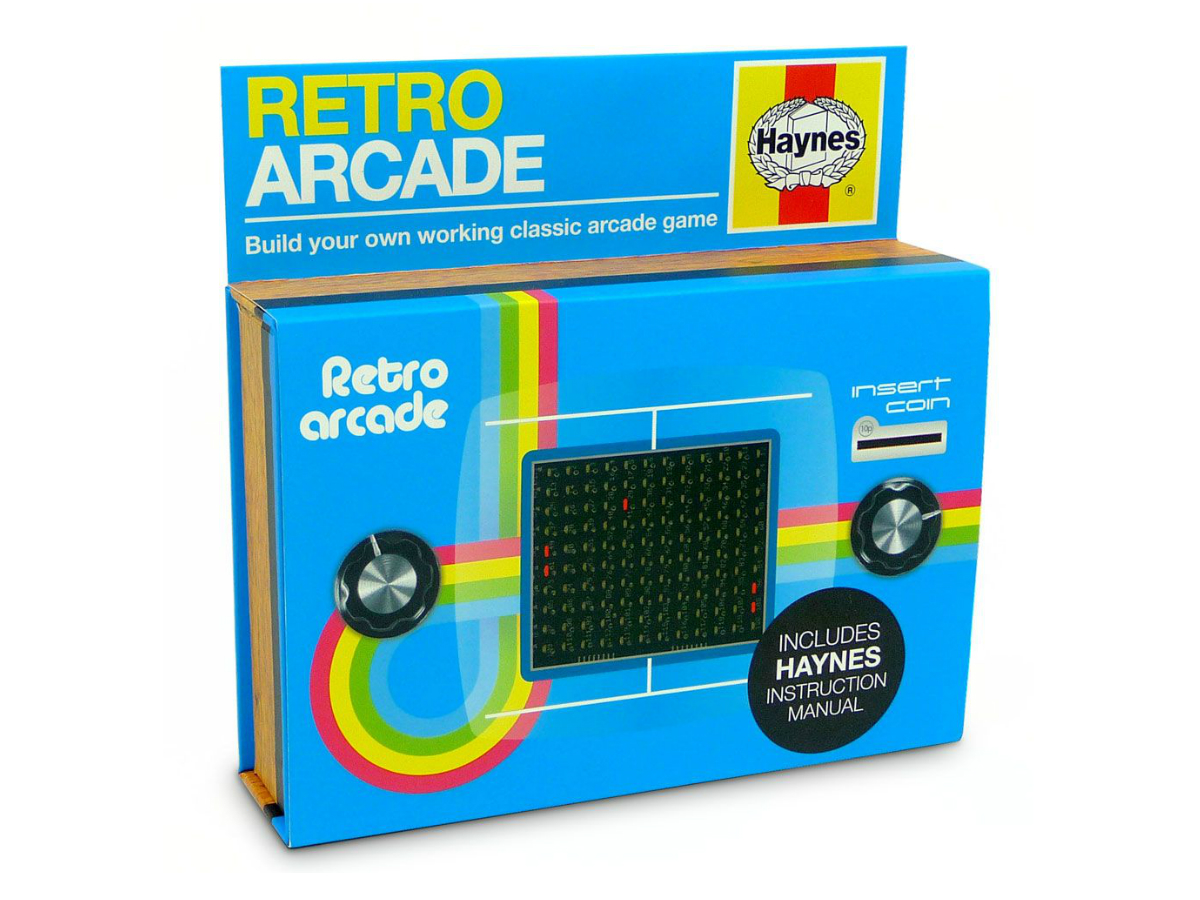 25 Christmas gift ideas for retro fans: Haynes Retro Arcade Kit