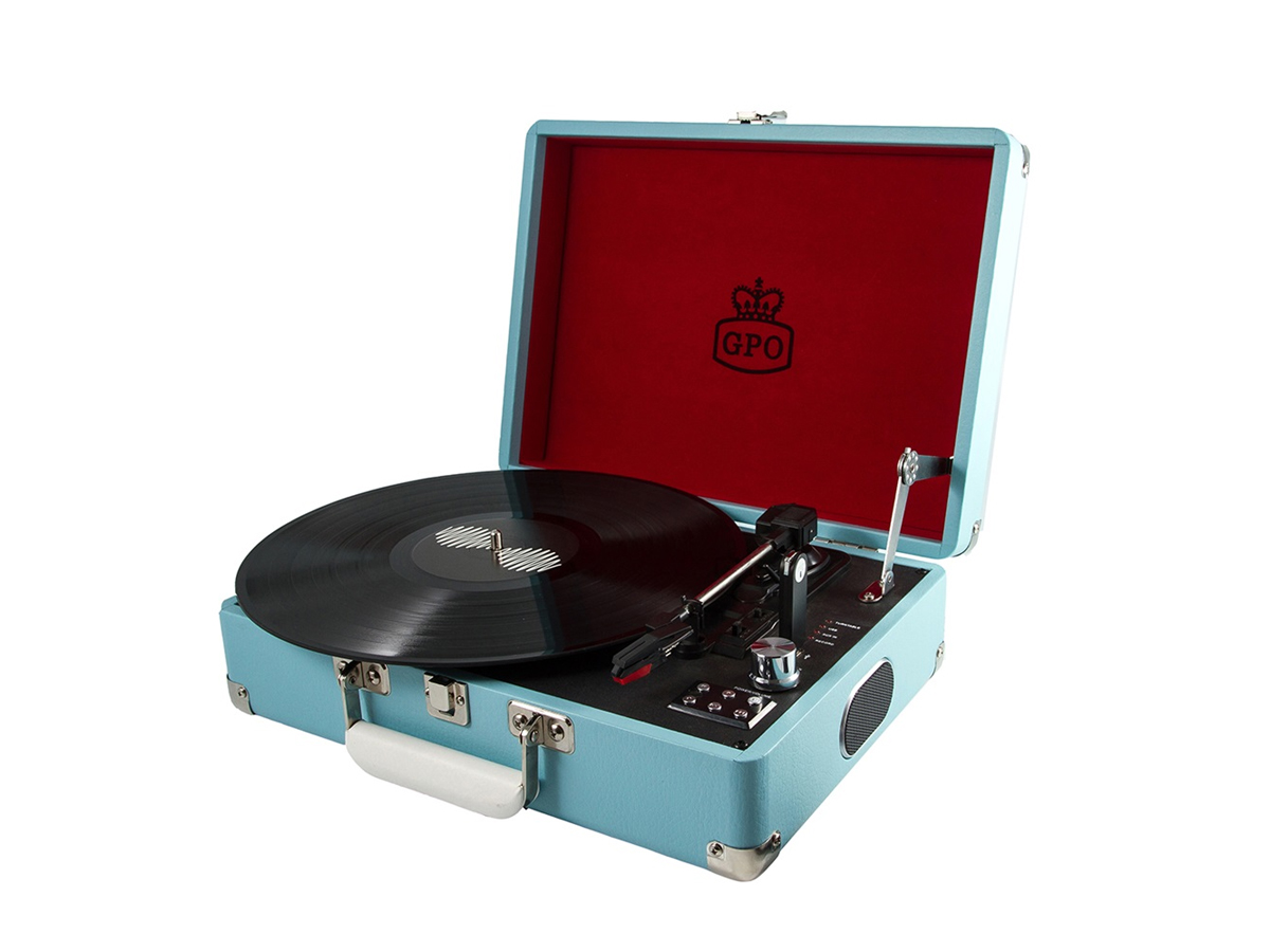 25 Christmas gift ideas for retro fans: GPO Attache Record Player Suitcase
