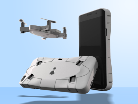 AEE SELFLY smartphone case that can fly and shoot selfies