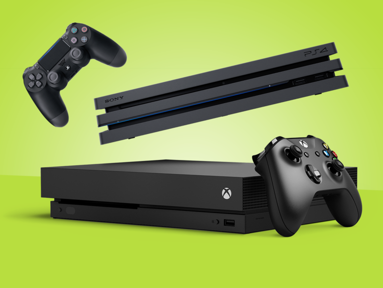 Microsoft Xbox One X vs Sony PlayStation 4 Pro