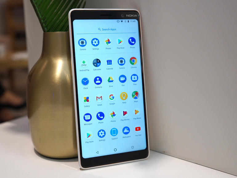 Nokia 7 Plus screen: plenty of pixels