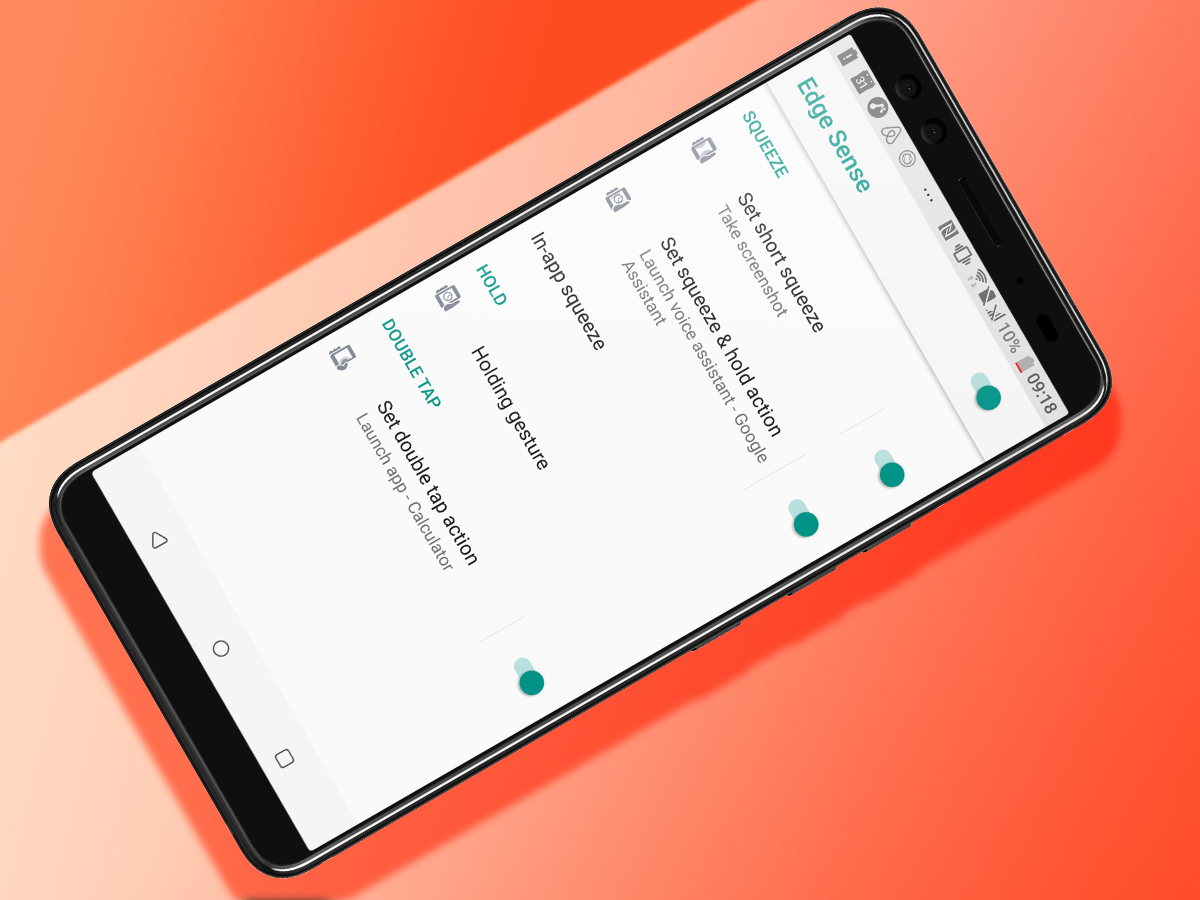 HTC U12+ tips and tricks: Edge Sense