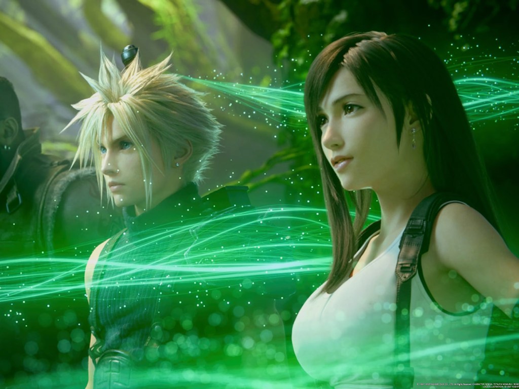 Final Fantasy VII remake Tifa and Cloud