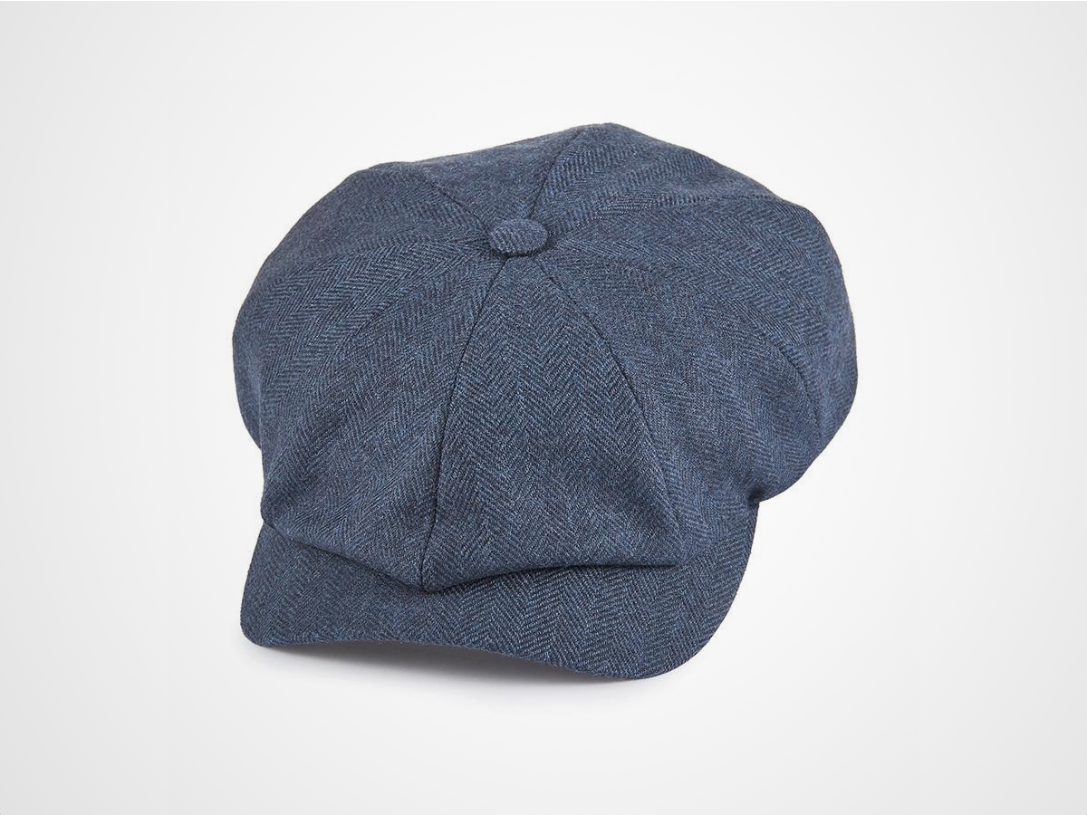 The peaky performer: Cashmere Newsboy Cap (£225)