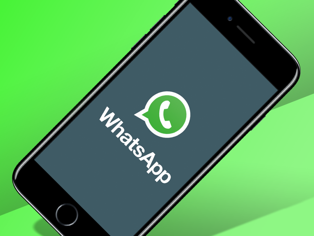 Secret WhatsApp tricks intro logo on a mobile screen