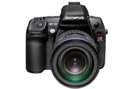 Olympus’ splashproof E-5 tops its DSLR range