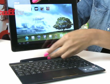 Asus Transformer Pad 300 video review