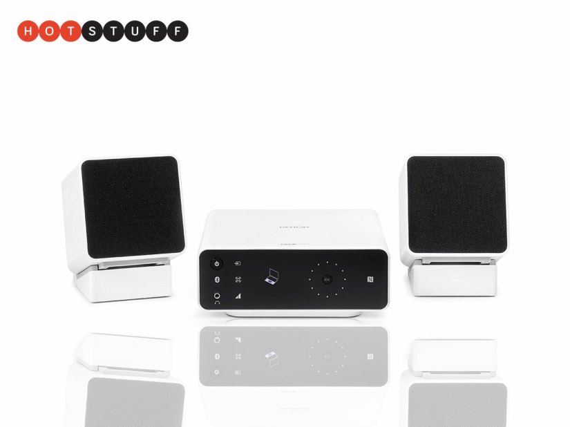 Denon’s miniature speaker system wants to be your all-in-one PC speaker solution