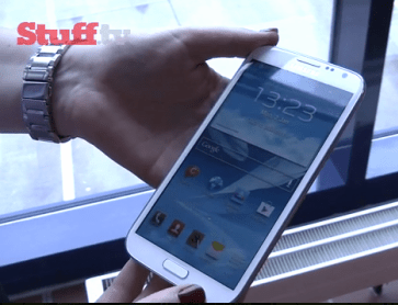 Samsung Galaxy Note 2 video preview