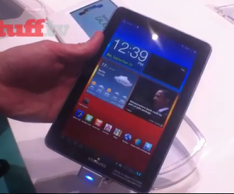 Samsung Galaxy Tab 7.7 video preview