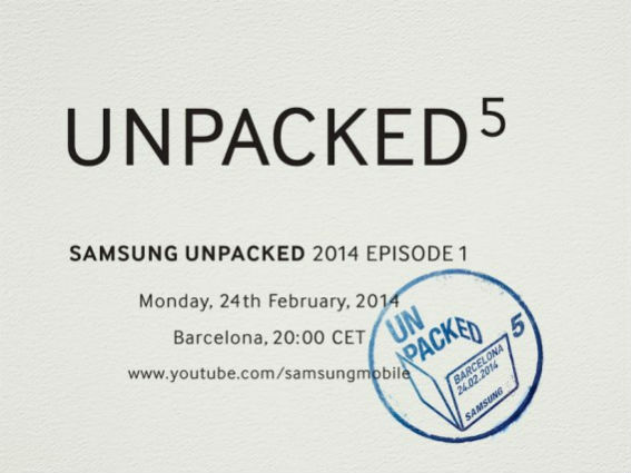 The Samsung Galaxy S5 will launch on 24 February