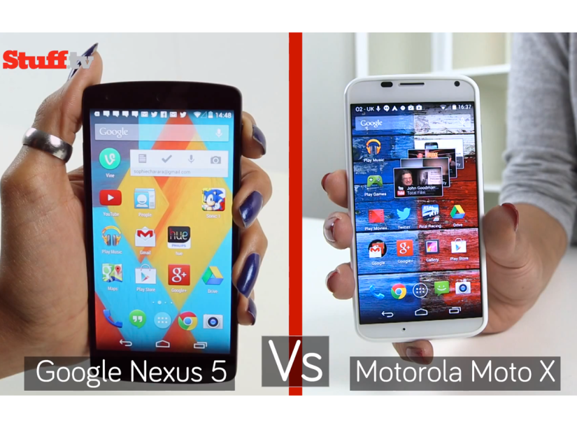 Video: Google Nexus 5 vs Motorola Moto X