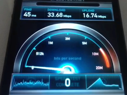 New video! Apple iPhone 5 4G UK EE speed test