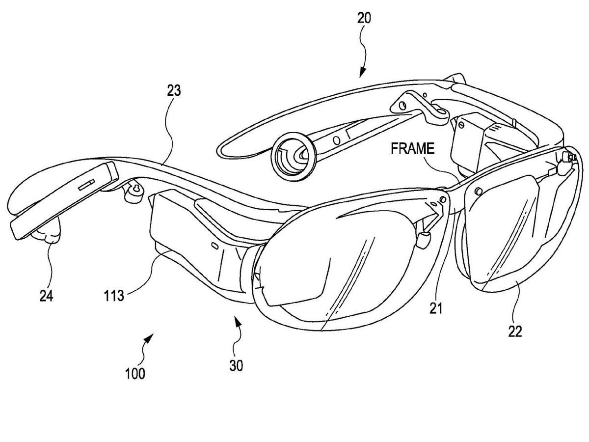 Sony SmartGlass patent