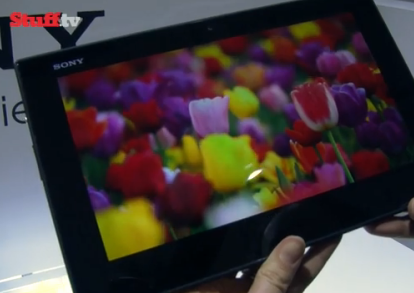 Sony Xperia Tablet Z first look video review