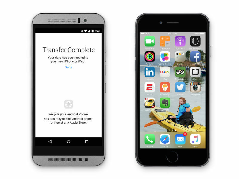 Apple is making an Android app to convert users to iPhone and iPad
