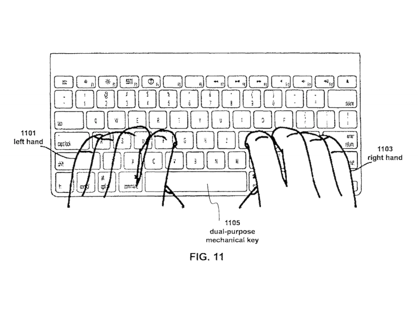 Goodbye, touchpad? Apple patents mechanical keyboard with multitouch keys