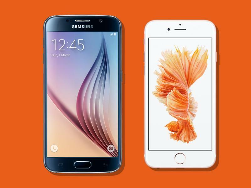 Apple iPhone 6s vs Samsung Galaxy S6: the weigh-in