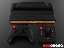 Atari’s retro console is now the Atari VCS, with a logo beamed in from the 1970s