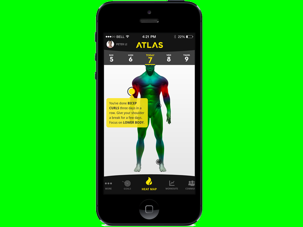 The Atlas fitness band knows how many chin-ups you