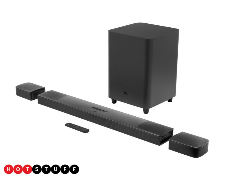The Bar 9.1 is JBL’s first Dolby Atmos soundbar, and features detachable speakers
