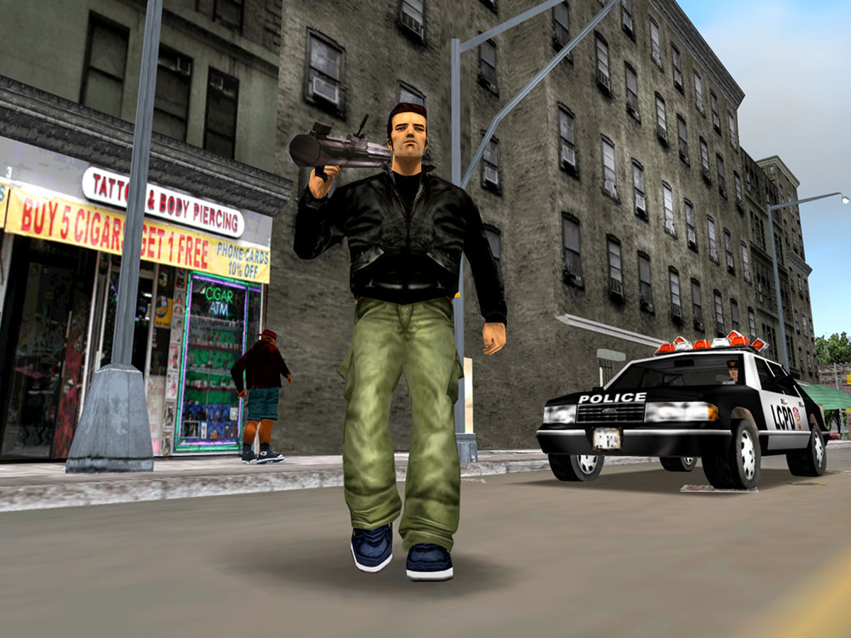 2) Grand Theft Auto III (PS2, 2001)