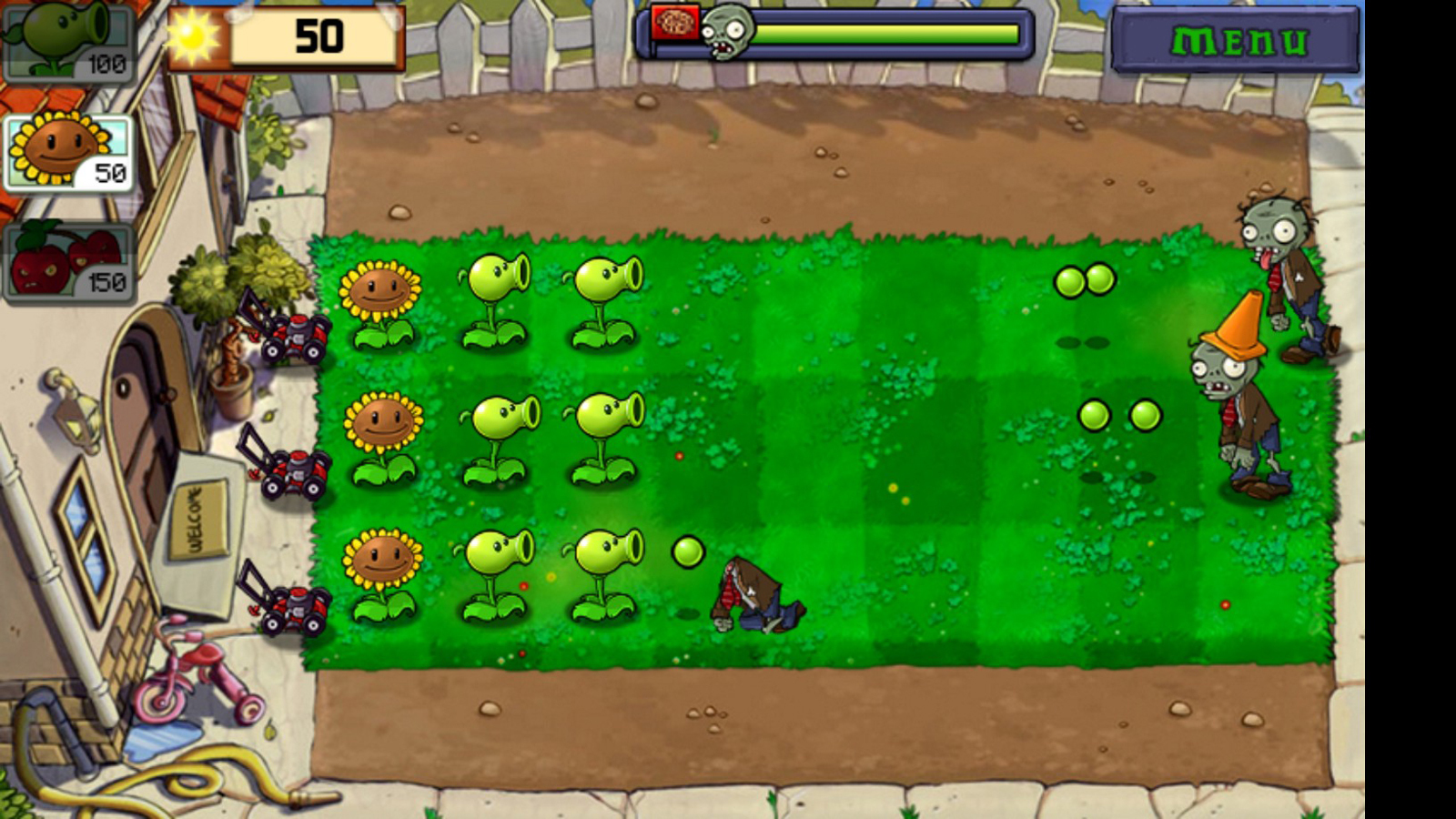 1. Plants vs. Zombies