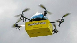 Fully Charged: Drone deliveries, Robot Baristas and Superman in two minutes