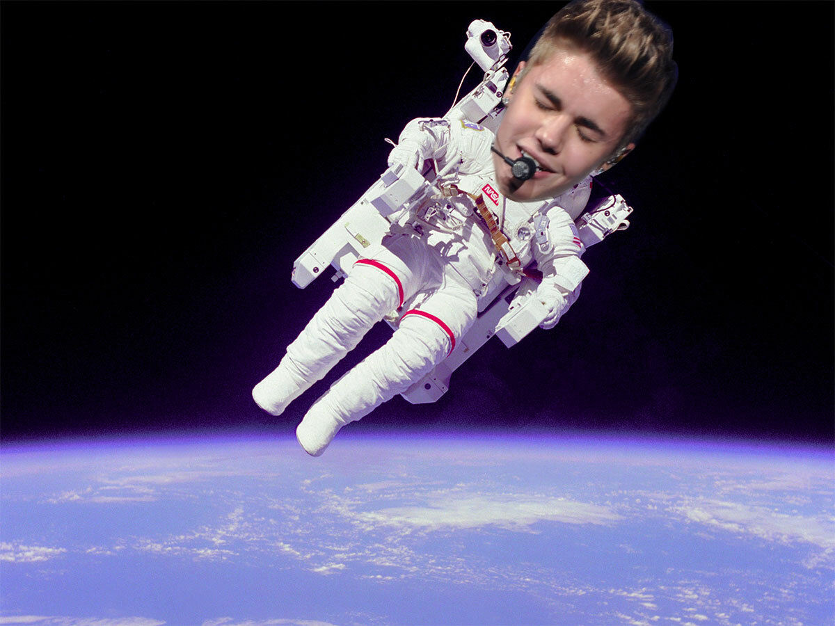 Bieber in space