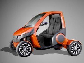 Transform and roll out – the Casple Podadera electric car folds up for parking