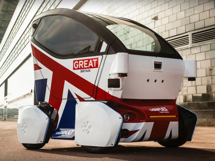 UK approves driverless car testing, starting with pods and shuttles this year