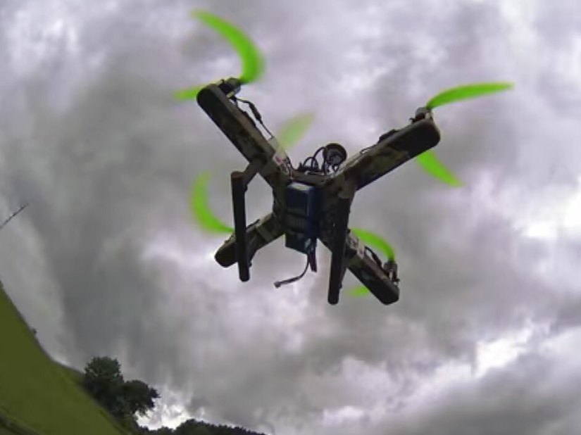 We want this delicious chocolate quadrotor to fly straight into our mouths