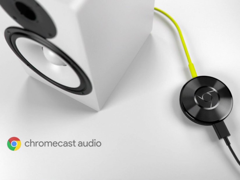 Chromecast Audio streams Spotify or Google Play Music to almost anything