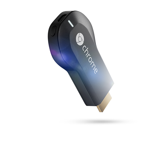 The Google Chrome Cast comes with its own remote control  