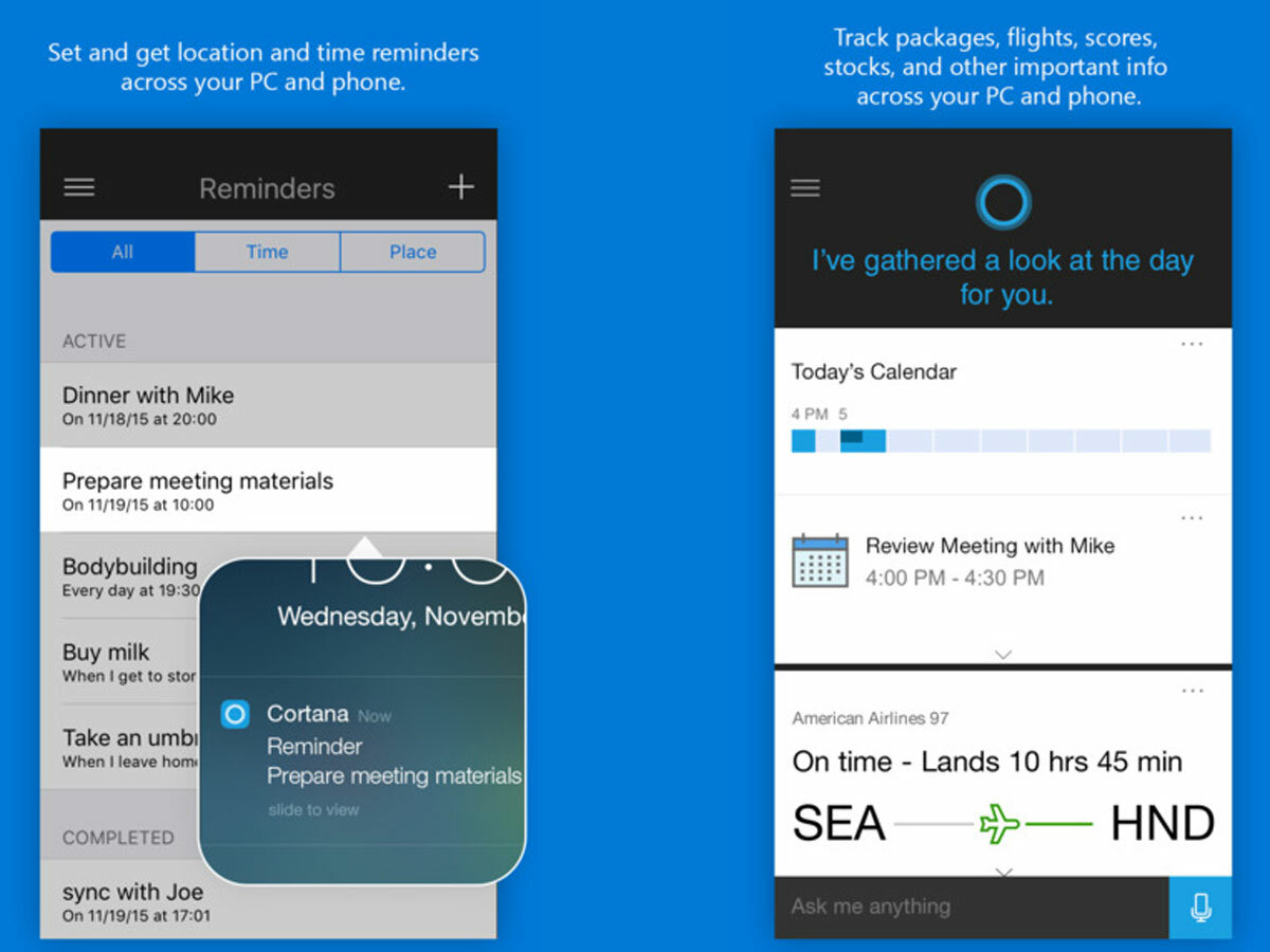 Cortana for Android loses functionality