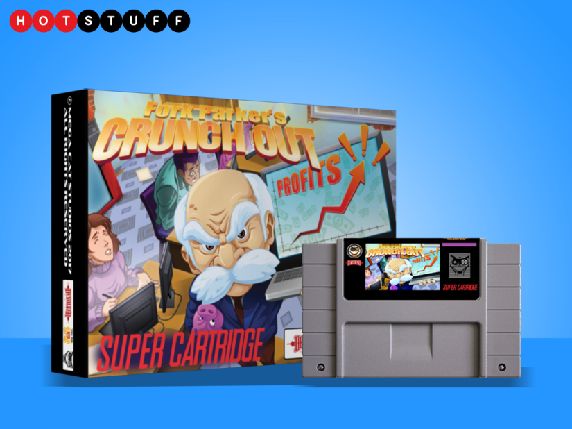 Fork Parker’s Crunch Out is a legit new SNES cartridge game… in 2018