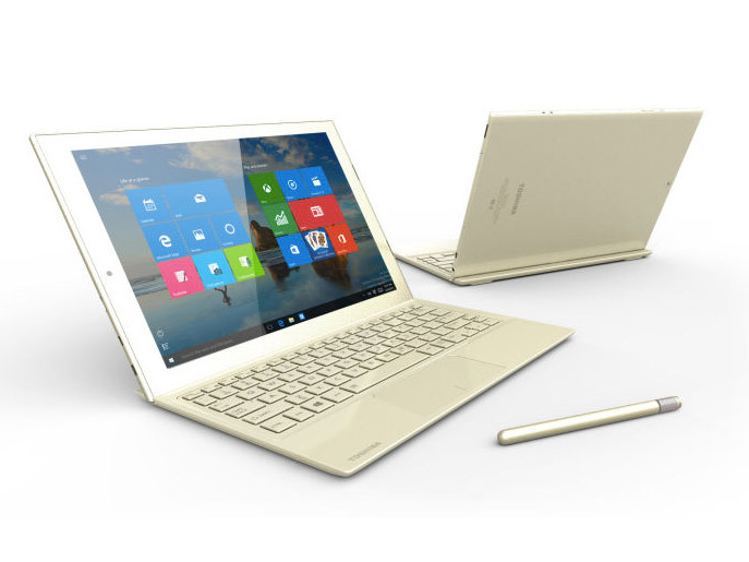 Toshiba’s DynaPad is thinner and lighter than the Surface Pro 4