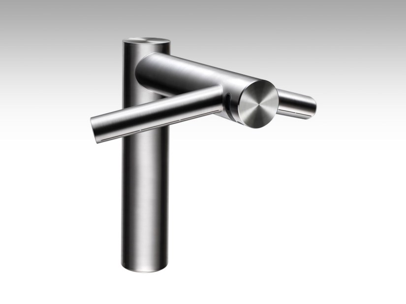 Dyson Airblade Tap dries your hands at the sink