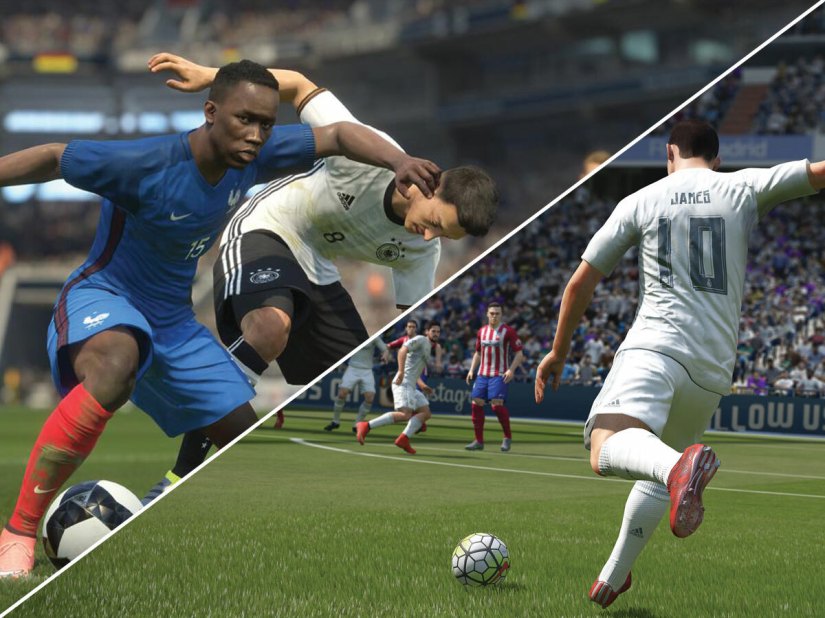 FIFA 17 vs Pro Evolution Soccer 2017