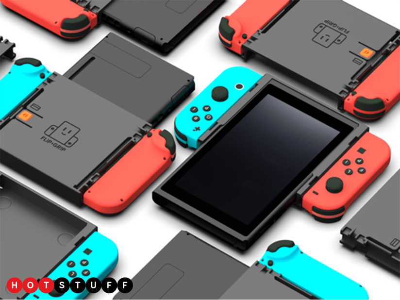 Play retro Nintendo Switch games vertically with the Flip Grip