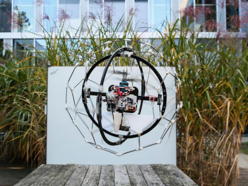 Collision-resistant drone with spinning cage wins Drones for Good prize