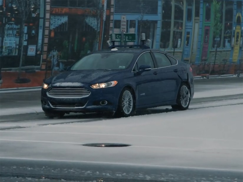 Bad weather will be snow problem for Ford’s self-driving fleet