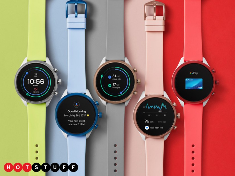 The Fossil Sport is a colourful smartwatch that uses the Snapdragon Wear 3100 to last longer