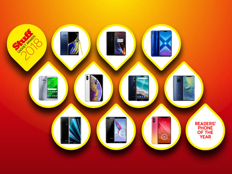 Stuff Gadget Awards 2018: Vote for your Phone of the Year