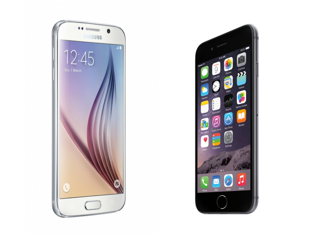 Samsung Galaxy S6 and Apple iPhone 6