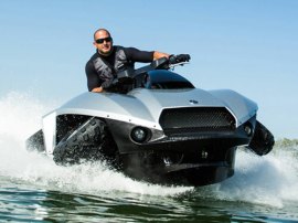 Gibbs Quadski carries you speedily on both land and water