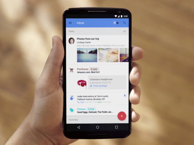 Google launches Inbox, a smart Gmail manager for Android and iPhone